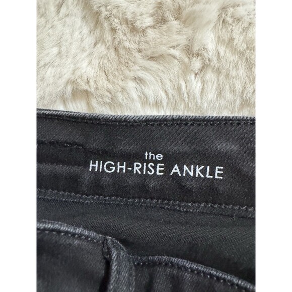 Hudson Womens Jeans High Rise Ankle Size 16/33 Black Stretch Classic Plus EUC - Picture 4 of 10